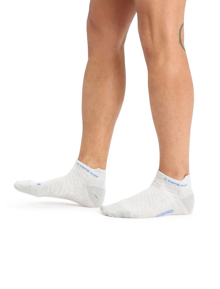 Ether / Lazurite Icebreaker Merino Run+ Ultralight Micro Men's Socks | AU 1035XYUF